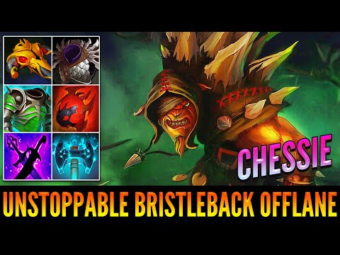 👉 CHESSIE With His Unstoppable Bristleback on Offlane Meeting Enemy Grandmaster Morphling - Dota 2