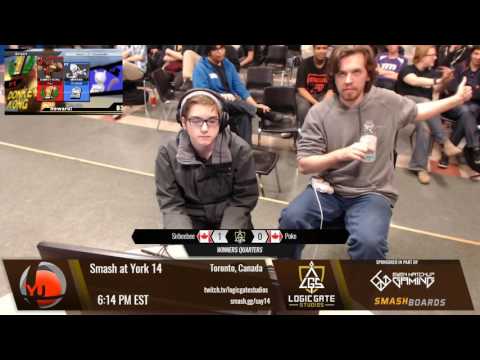 Smash at York 14 - Poke (DK) vs TM Sirbeebee (Mewtwo) - Smash 4 WQF