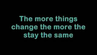 Bon Jovi The More Things Change Lyrics