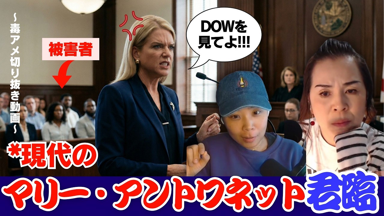 【切り抜き】『DOWを見てよ!』エプスタイン・ファイルの◯被害者に目も向けないアメリカの最強女性君臨!?