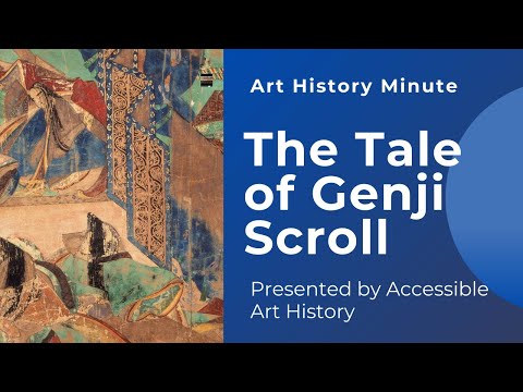 Art History Minute: The Tale of Genji Scroll