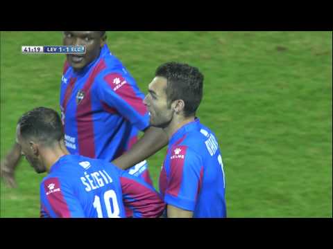 Gol de Barral (1-1) en el Levante UD - Elche CF - HD