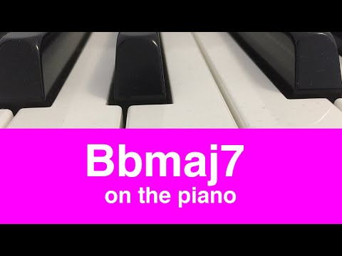 Bb Major 7 (Bbmaj7) Chord: How To Play It On Piano!