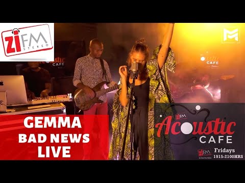 Gemma Griffiths - Bad News Live On the Zi Acoustic Cafe | ZiFM Stereo