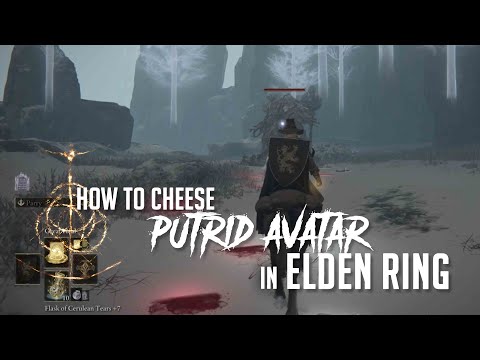 How to Cheese Putrid Avatar at Consecrated Snowfield in Elden Ring (Easy Kill)