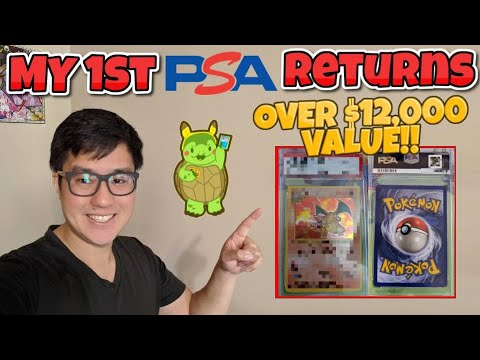 MY 1ST PSA RETURNS! OVER $12,000! 1st EDITION BASE!