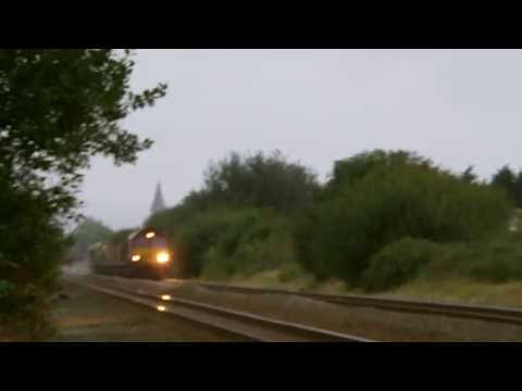 Prestatyn 20.09.2013 - Rare Working DBS EWS Class 66 66168 tnt 66093