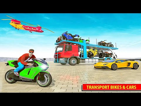 Motorcycle Transport Truck Simulation - Android iOS Gameplay