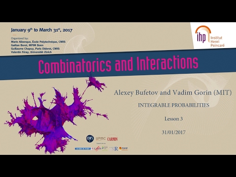 Integrable Probablities - 3/8