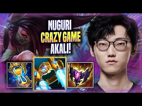 NUGURI CRAZY GAME WITH AKALI! - Nuguri Plays Akali TOP vs Irelia! | Season 2022