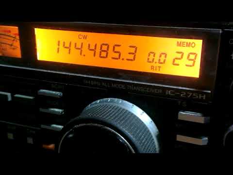 ED8ZAA/B Beacon in IL18 recorded on 144Mhz in IO80