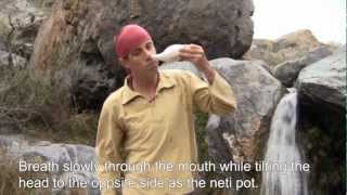 Jala Neti (Yoga nasal cleaning): How to use a neti pot