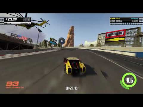 Track Mania Turbo: level 2 Canyon Grand Drift