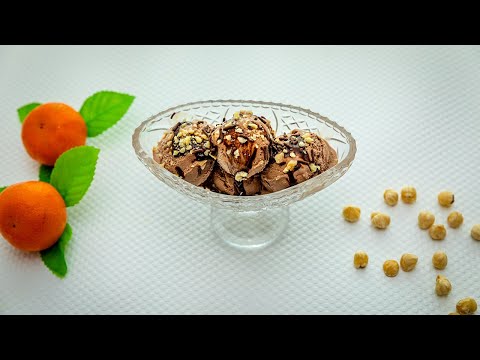 Chocolate and Hazelnut Ice cream | 3 Ingredients dessert | Home made Ice Cream by Culinary Hub