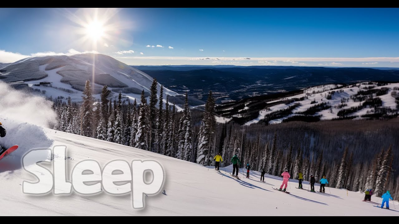 Sleep Easy - Winter Wonderland mesmerizing visuals 9 Art by @stashboxband Relax, unwind, fall asleep