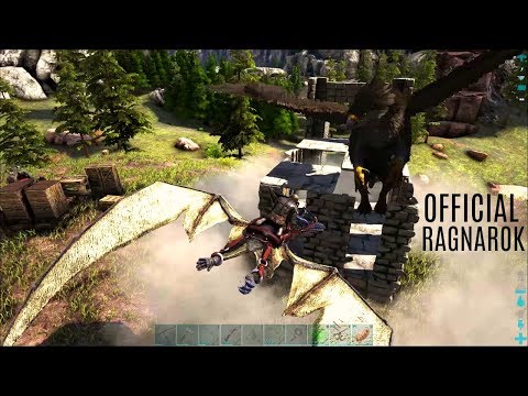 GRIFFIN TAME and 1st Turrets! - Ragnarok Official PVP (E3) - ARK Survival