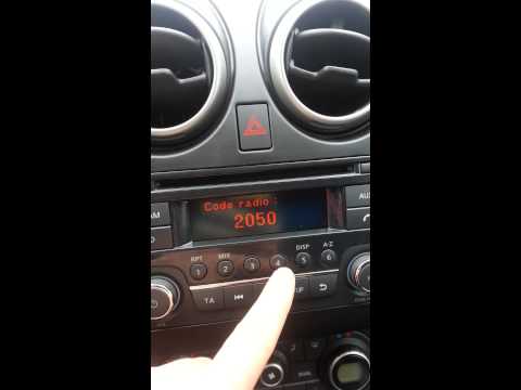 comment demonter autoradio qashqai