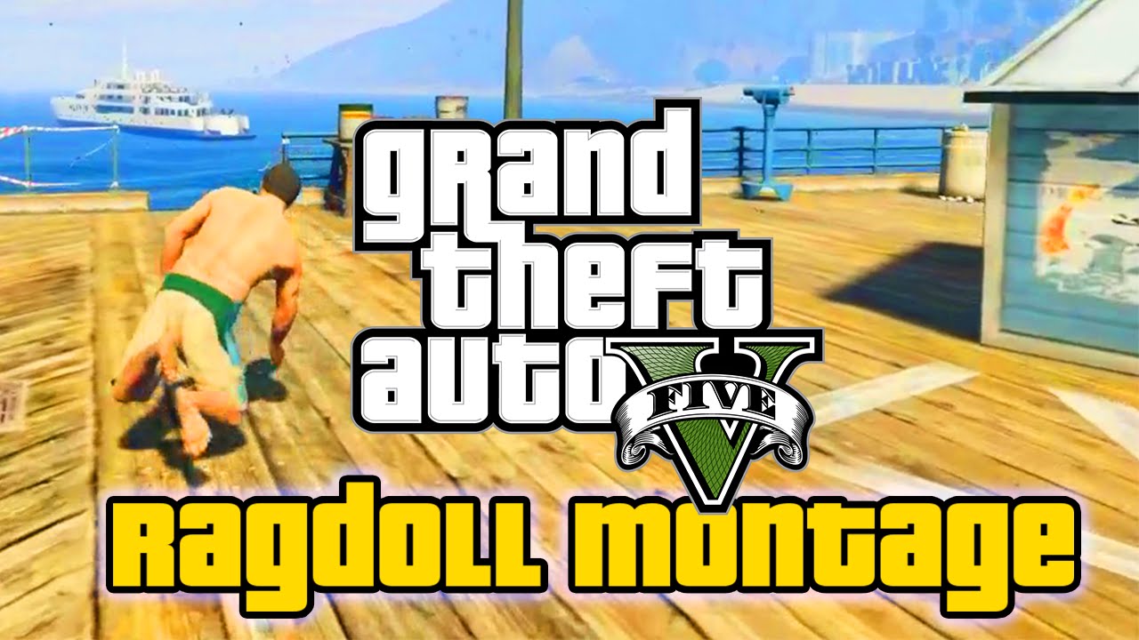 GTA 5 PC - RAGDOLL MOD MONTAGE! (Funny Moments) - YouTube