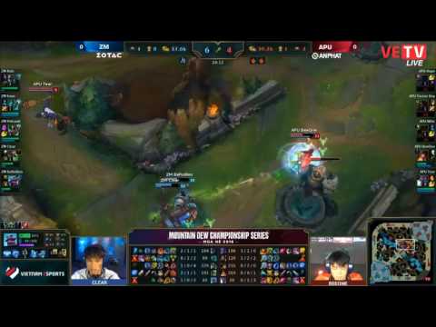 30 07 2016 Highlight ZM vs APU MDCS Mùa Hè 2016 PlayoffBán Kết 1Ván 1
