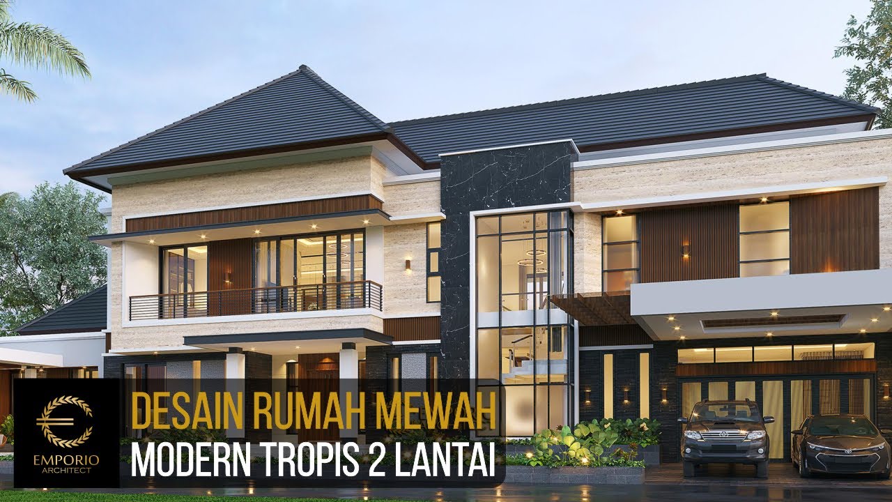 Video 3D Mr. Andi Modern House 2 Floors Design - Lahat, Sumatera Selatan