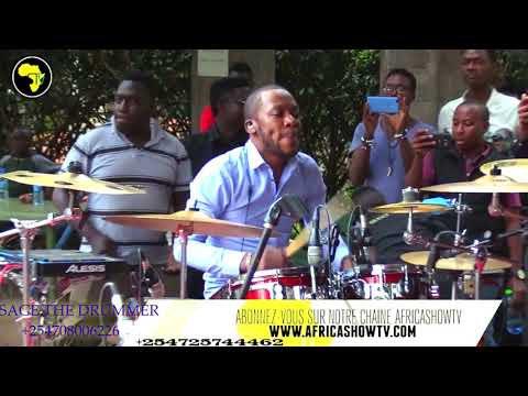 SAGE THE DRUMMER - LIVE SEBEN MIX AT DRUMJAM FESTIVAL Kenya [Skiza 9049754 ] to 811