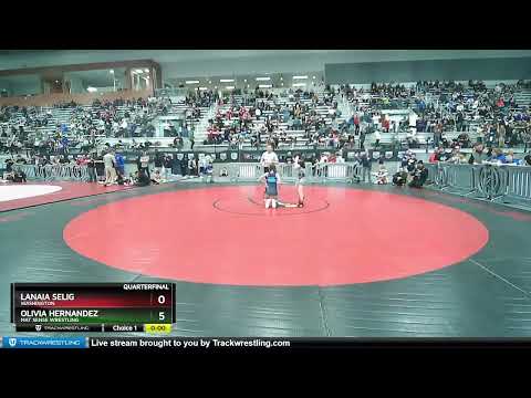 75 Lbs Quarterfinal - Lanaia Selig, Washington Vs Olivia Hernandez, Mat Sense Wrestling 086f