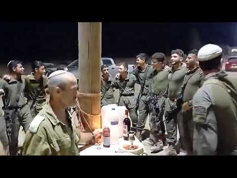 Shavua Tov Havdalah Ceremony Israeli Defense Forces IDF Soldiers