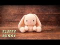 FLUFFY BUNNY RABBIT 🐰 | MAKING AMIGURUMI CROCHET DOLL | FULL TUTORIAL
