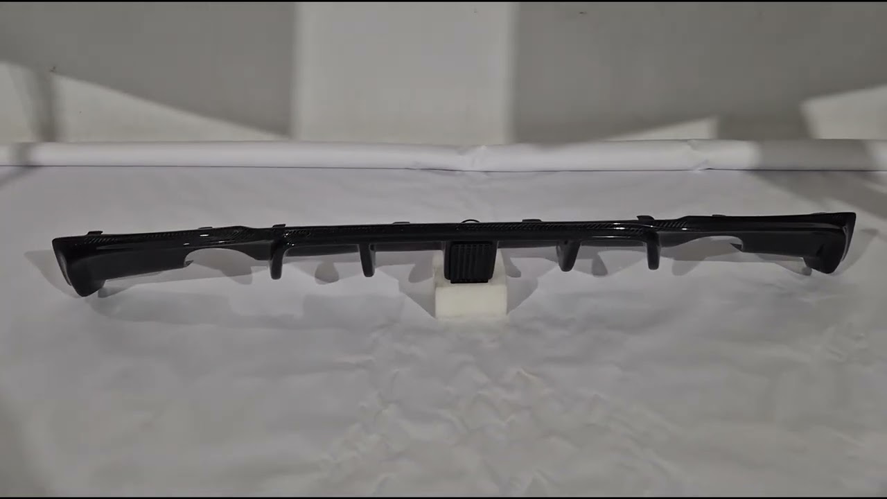 BMW 3 серия F30/F31 2012-2019 гг. Диффузор заднего бампера V2 для F30 M-Sport, Карбон Video 1