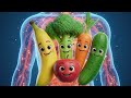 Talking Fruits Vegetables Tell Their Benefits Healthy Food Animation For Kids