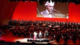 Andrea Bocelli &#39;Granada&#39; in Concert 6-18-2019 Hollywood Bowl LA CA USA