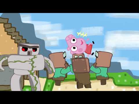 HAPPY DAY - Survival 5 - Peppa vs. Minecraft
