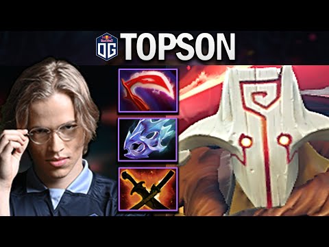 OG.TOPSON JUGGERNAUT WITH 17 KILLS - DOTA 2 7.28 GAMEPLAY