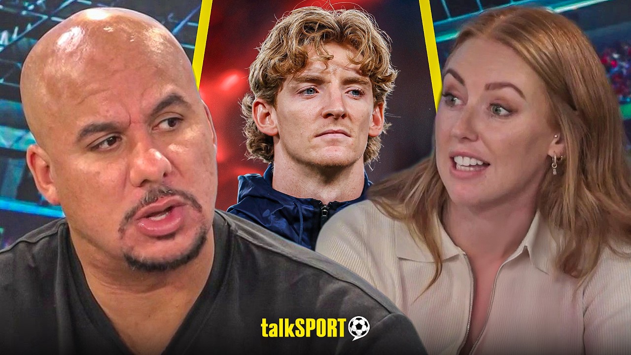 "BE LESS MISERABLE" talkSPORT's CLASH on Anthony Gordon for England amid 'UNDROPPABLE' claim!