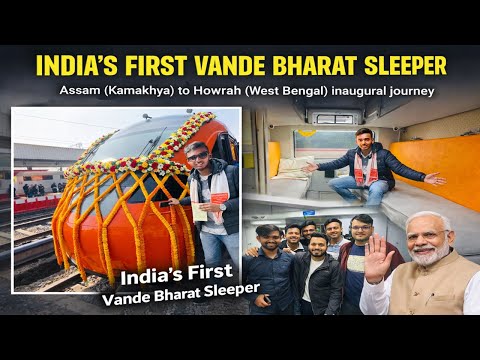 India Ki First Vande Bharat Sleeper 😍 | Full Journey Experience | Must Watch ⚡️
