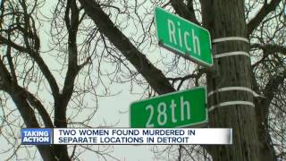 Two women found murdered in separate locations in Detroit
