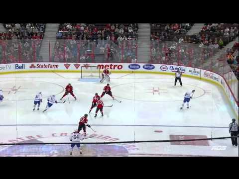 Magnus Nygren (1) Goal: Montreal Canadiens 1 Ottawa Senators 0. September 25th 2013. (HD)
