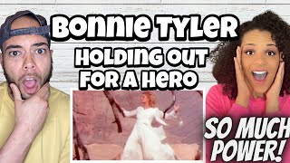 SUCH A POWER HOUSE!..  | FIRST TIME HERING Bonnie Tyler - Holding Out For A Hero REACTION