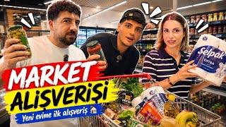 YENİ EVİN İLK MARKET ALIŞVERİŞİ! 🛒 Melih Yıldırım | Sıla Beyoğlu | Ser