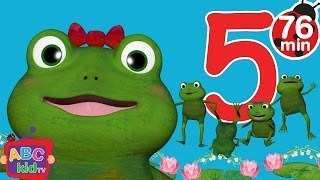 Five Little Froggies Jumping on the Bed | +More Nursery Rhymes & Kids Songs - CoCoMelon