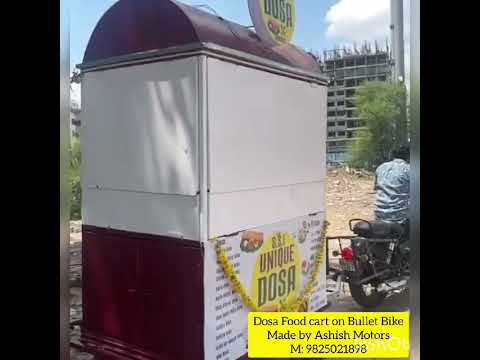 Dosa Food Cart on Bullet Bike