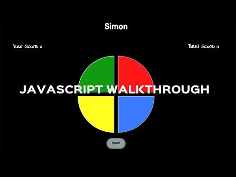 Simon Javascript Code Walkthrough 5 Min