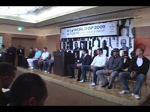 K-1 WORLD GP 2009 IN TOKYO - Press Conference 4/4 - Aug.10
