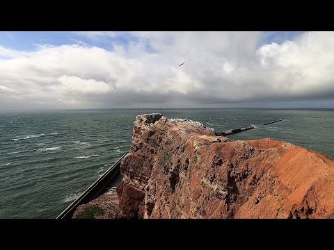 Helgoland   Katamaranfahrt bei rauher See und wunderschöner Inselrundgang -  VLOG September