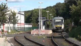 preview picture of video 'Zugkreuzung Desiro in Michelbach (Ufr)'