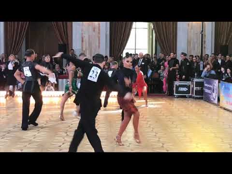 Jens Kristian Auring - Amalie Aune, NOR | Paso Doble | WDSF European Championship Youth Latin 2019