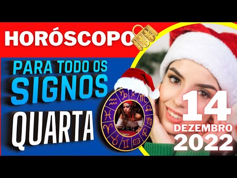 @ ♈  HOROSCOPO DE HOJE ⭐ QUARTA 14/12/2022 l TODOS OS SIGNOS