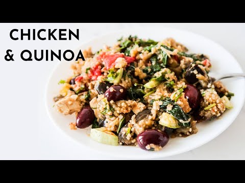 15-Minute Chicken And Quinoa Recipe | One Pan Healthy Dinner Leftover Makeover