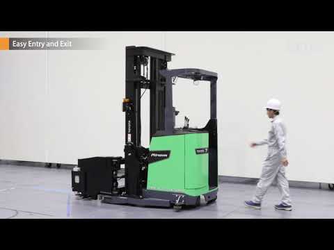 TOYOTA VNA; Very Narrow Aisle Forklift 8RFBA Easy Entry and Exit