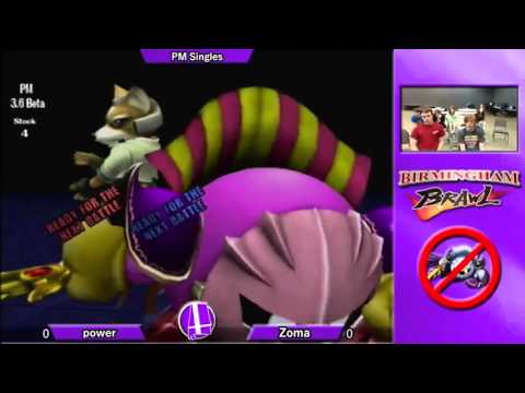 Birmingham Brawl 4 PM Singles - Power (Fox) vs. Zoma (Meta Knight)